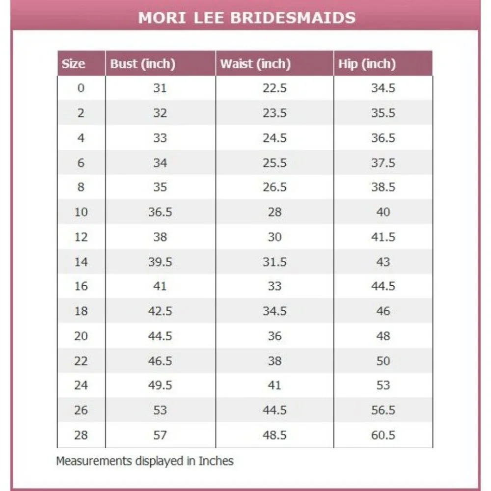 ANGELINA FACCENDA 8 DRESS NWT BRIDESMAIDS BY MORI LEE GOLD 20202 MIDI - Picture 9 of 9